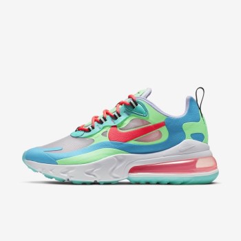 Nike Air Max 270 React ("Psychedelic Movement") - Női Utcai Cipő - Zöld/Kék/Piros